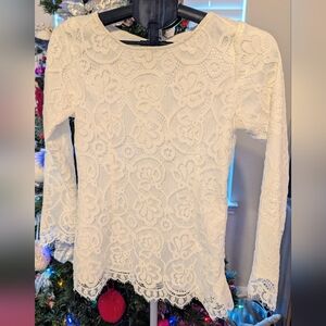 Dainty Jewells Lace Top (Size S) - Modest Cottagecore Victorian
